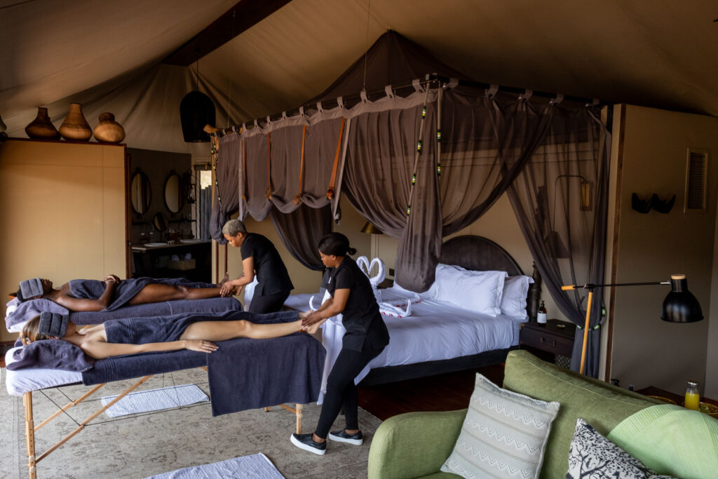 babanango madwaleni river lodge in-room spa treatment