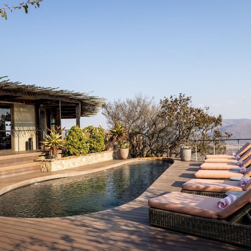 zulu rock lodge boutique safari lodge on the hills