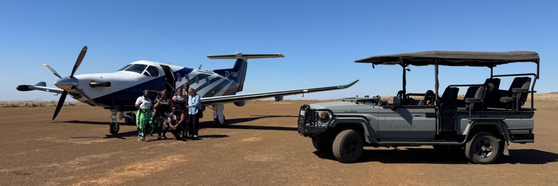 fly-in safari at babanango game reserve